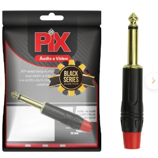 Plugue P10m Uso Prof Vm Metal Gold Mxb