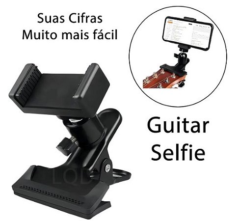 Suporte Cel P/violao/guitarra Pt Uso-prof