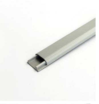 Canaleta(g)piso 1dv 18x35mm Bege(barra 2mt)cbo12mm