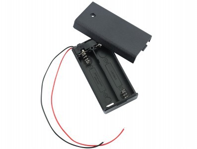 Porta Pilha 2pxaaa C/fio 15cmt Canoa-aaa