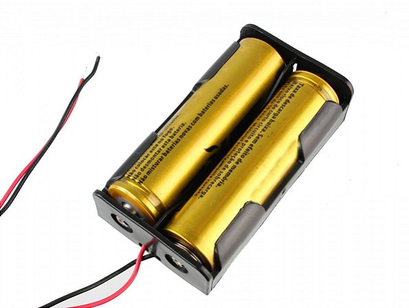 Suporte Bateria 2x18650 X2 Duplo