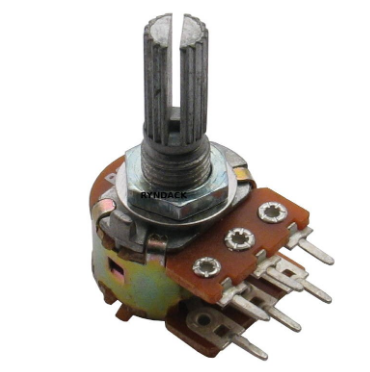 Potenc Rot 20kbx2 Extriado S/ch Lin Duplo 20mm