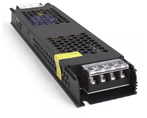 Fonte 12v 20a(slim)200x25x50cmt 300w Met-f25425b