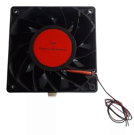 Ventilador 24v 120x120x38mm Rolam/metal F6038