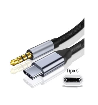 Cabo Audio Tipo C X P2st 1mt Preto Kaidi