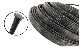 Espaguete Expansivel Manga Nylon 25mm Preto