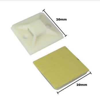 Fixador Abracadeira 8mm+c/df 20x20 Br F30240bb