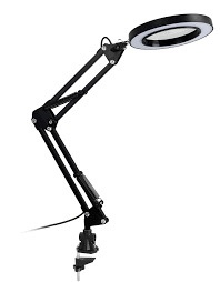 Lupa(g)bancada Luminaria Led 5x Biv C/grampo