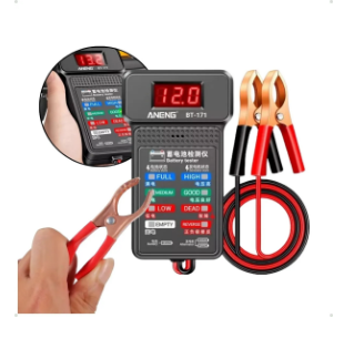 Testador Dig Bateria+alternador 12v Automotivo C/garras