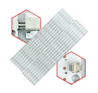 Barramento Aoc/philips 55p 14br 6+6led 55pug6102 F30661..