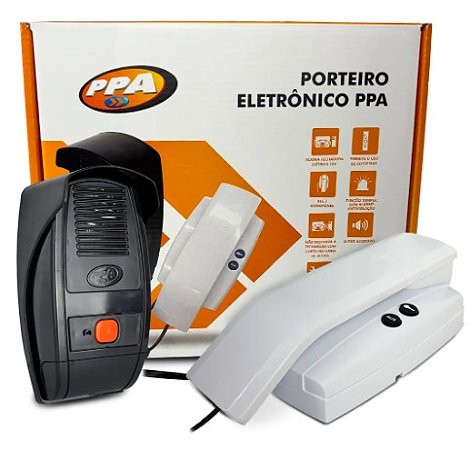 Porteiro(g)eletr Interfone Ppa Preto