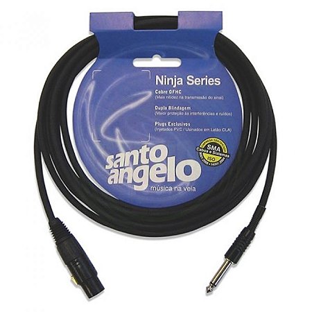 Cabo Audio 1p10m+canon 4,5m Ninja Sto An
