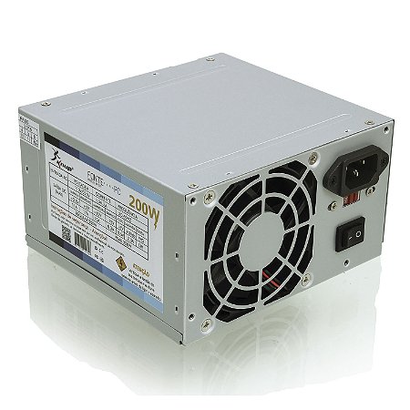 Fonte Atx350 200w Real 20p+4 Knp C3t/knp