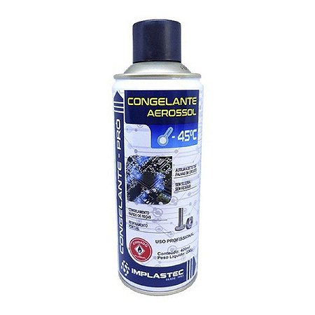 Congelador Zero Grau 400ml Spray Inflamavel Implast