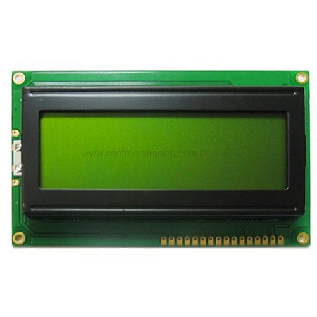 Diodo Display Lcd Verde 16x2 100x30mm