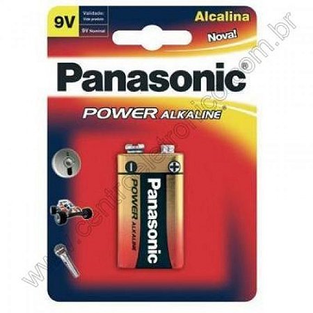 Bateria 9v Alkalina Panasonic F903b