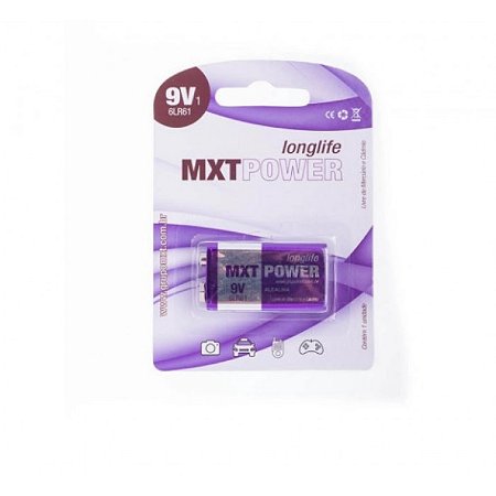 Bateria 9v Alkalina Mxt/ourolux Ver 9003