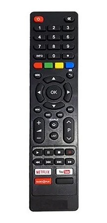 Controle Philco Led Net+youtub+globo Smart Aaax2(f7875