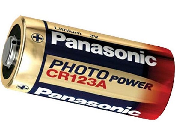 Bateria 3v Lithium Cr123a Panasonic 1pc F6136b