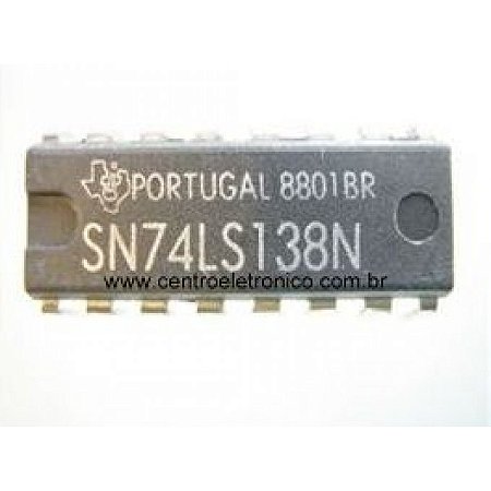 Circuito Integrado Sn74ls138/74hc138 16p Dip