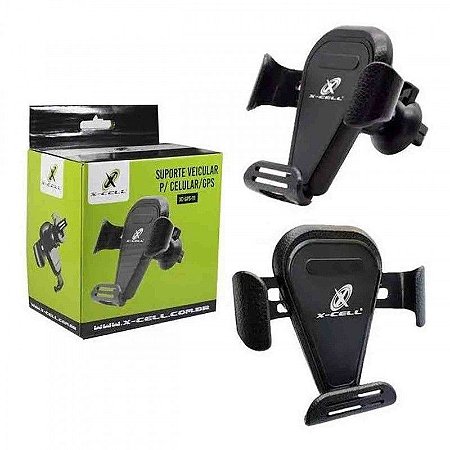 Suporte Cel Gravidade(ar Cond) Ajust Preto Flex