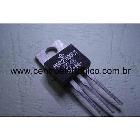 Transistor Mbr20100ct(damper)20a 100v To220