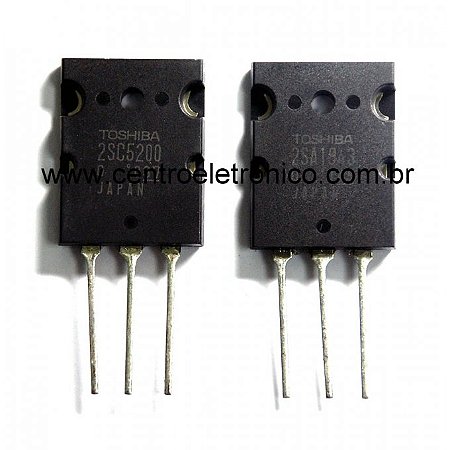 Transistor 2sa1943+2sc5200(par) Toshiba Orig