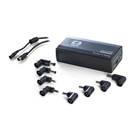 Fonte 12v-24v 5,5a Noteb 120w Automatica C/10pontas