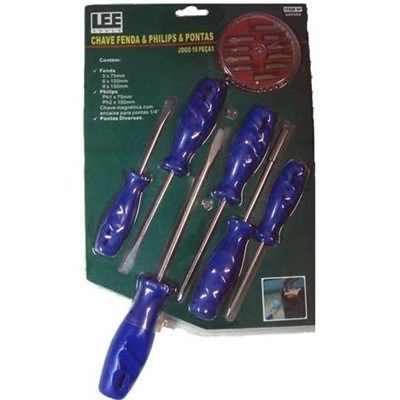 Ferram(g)chave Fenda+philips 16pcs Leeto