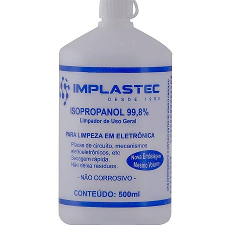 Alcool(g)isopropilico 500ml 99,8% Cdab/implast