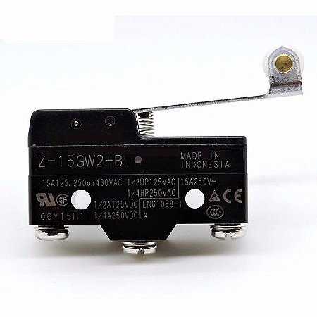 Chave Micro Sw 15a+rolo+haste 50mm 3t F7554bb