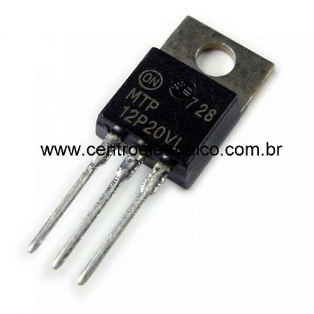 Transistor Mtp12p20vl Fet Metal To220