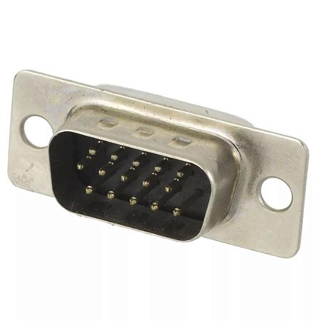 Conector Db15 Macho 3fila Vga Solda