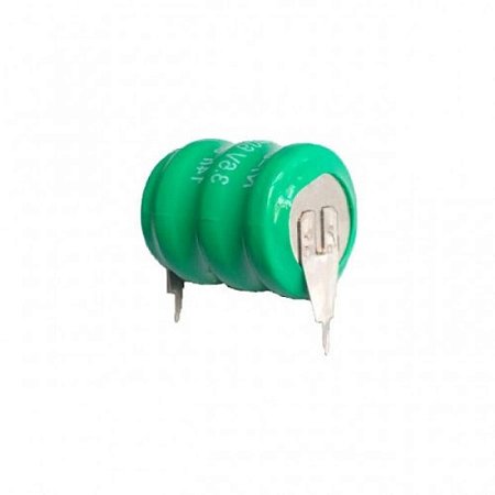 Bateria 3,6v 60mah Nicd 2t 16x19mm Az/vd-fimp