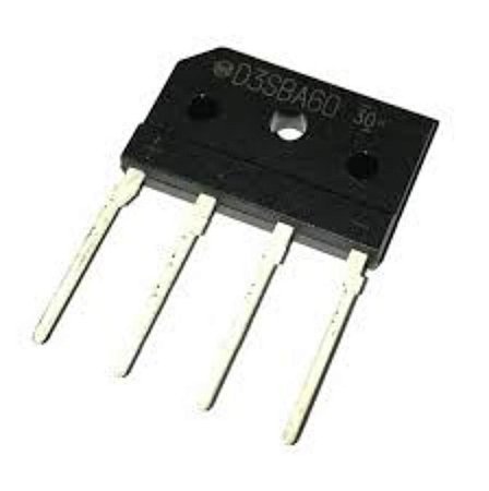 Diodo Ponte Ret 3a 600v 3sba60/3sb60 25x15x4mm