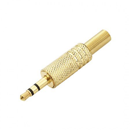 Plugue P2st Ouro 3,5mm Mola Gold 3,5mm Fstm