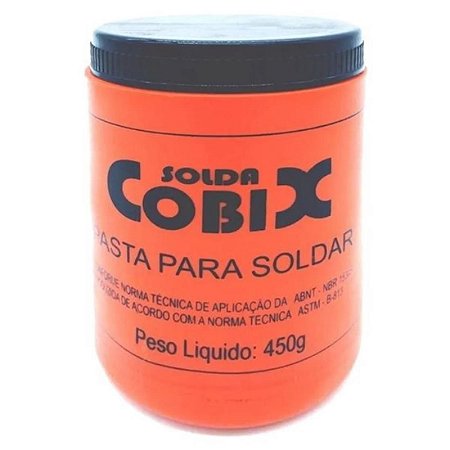 Pasta Soldar Cobix 450gr Marrom