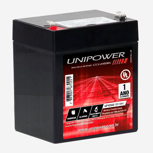 Bateria Selada 12v 5a Unipower Ver787