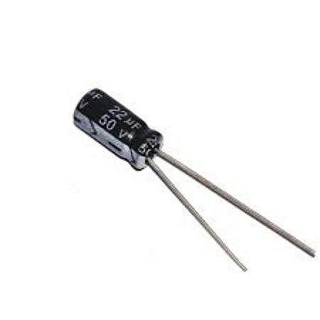 Capacitor Eletrol 22mfx50v 5x11mm 105gr