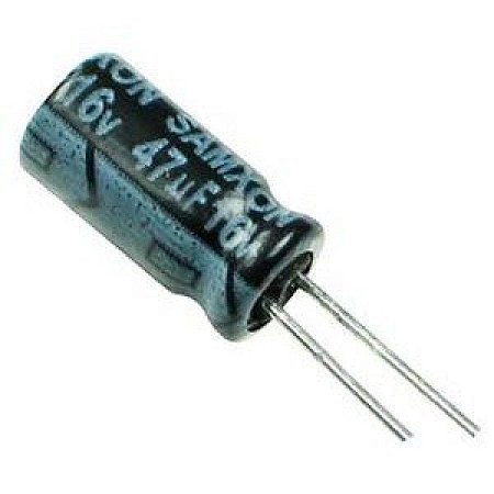 Capacitor Eletrol Mini 47mfx16v(6x7mm)