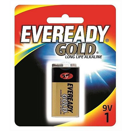 Bateria 9v Alkalina Eveready Gold 1pc