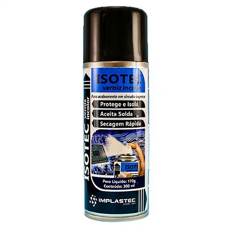 Verniz Isotec Placa Spray 300ml Implast
