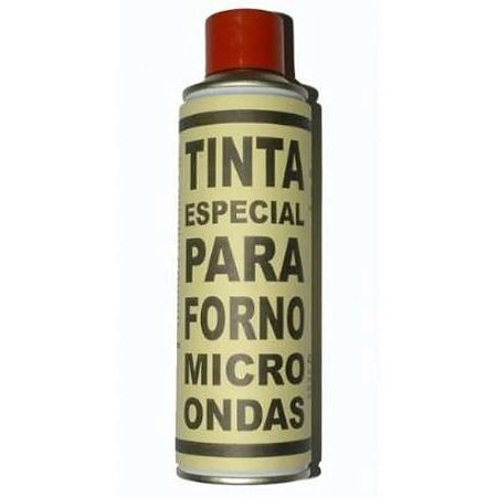 Tinta Forno Microonda Spray Preta 330ml