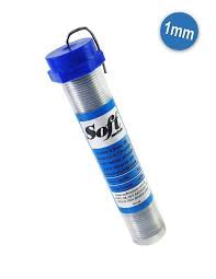 Solda Soft Tubinho 4mt 1mm Azul(ver 13520)