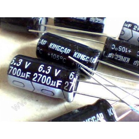 Capacitor Eletrol 2700mfx6,3v 105gr Rd