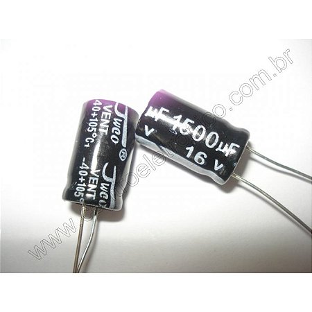 Capacitor Eletrol 1500mfx16v 12x20 105gr