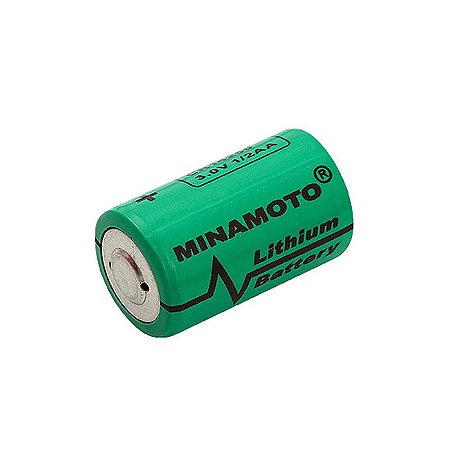 Bateria 3v Lithium 750ma C/top 1/2aa 14x25mm(nr)