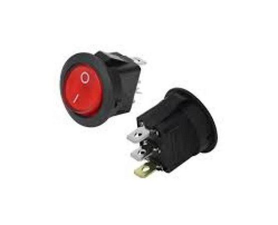 Chave Tecla Ld 6a 3t C/neon Vm Redonda F30240bb
