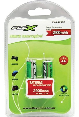 Bateria 1,2v Aax2 2500ma Nimh Flex/mox