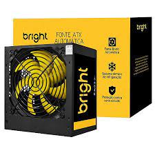 Fonte(g)atx600 600w Real 20+4p Bright/knp